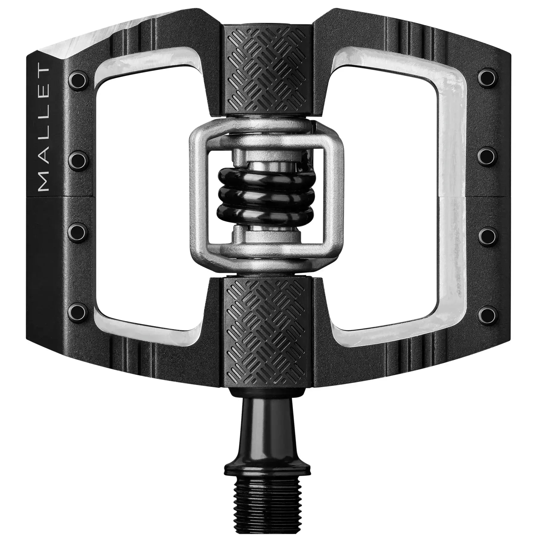 Crank Brothers Mallet DH Pedals - Dual Sided Clipless with Platform, Aluminum, 9/16", Black Cycling Parts - Pedal - Mountain Clipless Pedal Crankbrothers