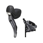 Shimano GRX ST-RX810 2x11 Speed Left Drop Bar Shifter/Hydraulic Brake Lever with BR-RX810 Flat Mount Caliper - 1000mm Hose - Cripple Creek Backcountry