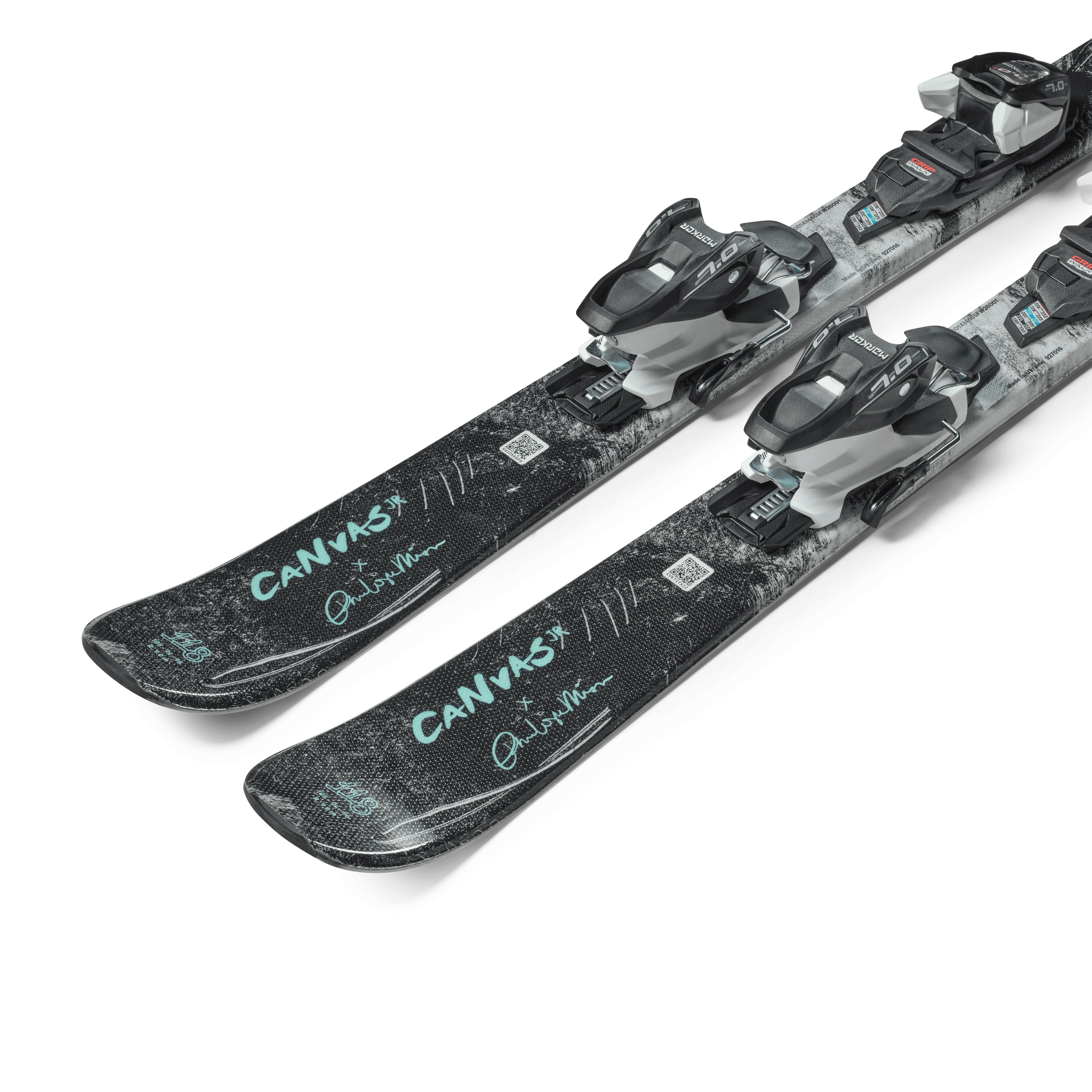 Blizzard Canvas JR and Marker 7.0 Binding Skis - Alpine Skis - Kids Blizzard