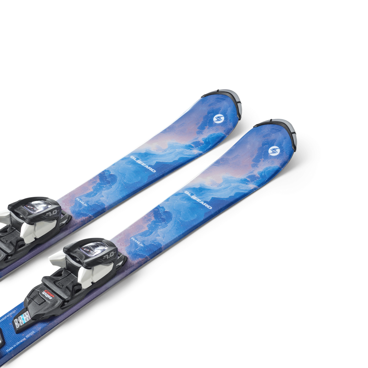 Blizzard Pearl JR and Marker 7.0 Skis - Alpine Skis - Kids Blizzard