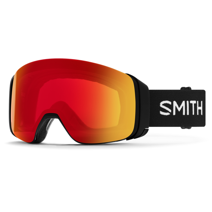 Smith 4D Mag Goggles Eyewear - Goggles Smith Optics Black | ChromaPop Photochromic Red Mirror