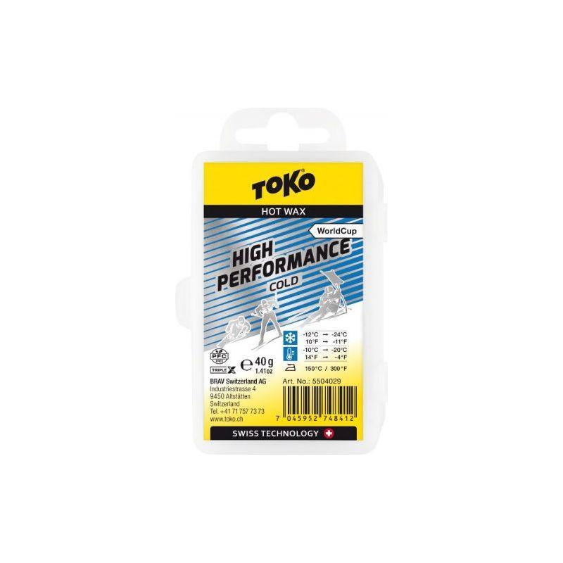 Toko World Cup High Performance Wax Winter Accessories - Tuning Supplies Toko 40 Cold 