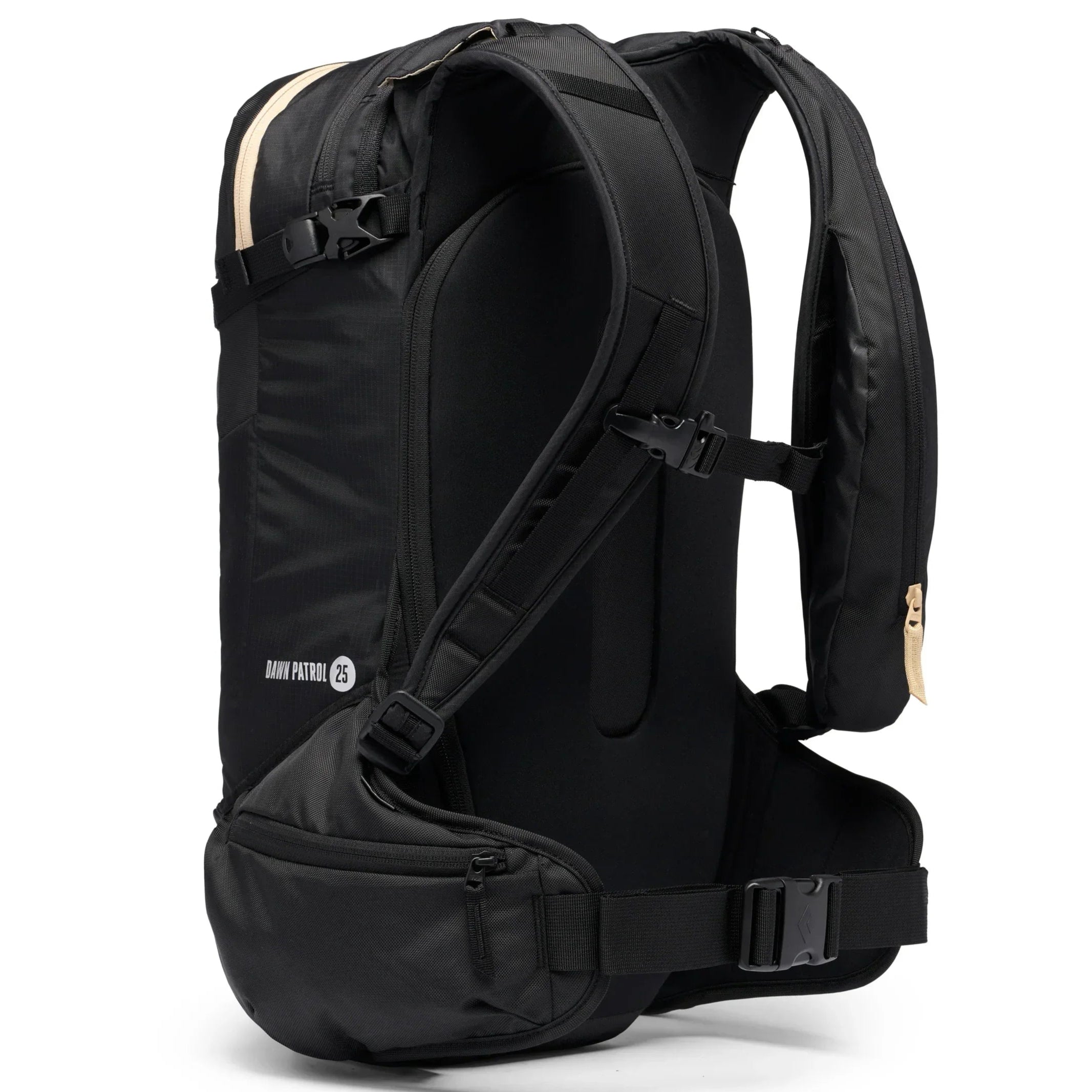 black skiing backpack laptop Dawn Patrol 25 Backpack Black