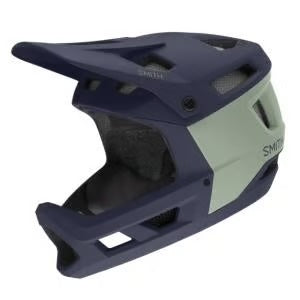 Smith Mainline MIPS Full-Face Bike Helmet (Closeout) Bike Helmets - Mountain Helmet - Mens-Unisex Smith Optics Matte Midnight Navy / Sagebrush Medium (55-59cm)