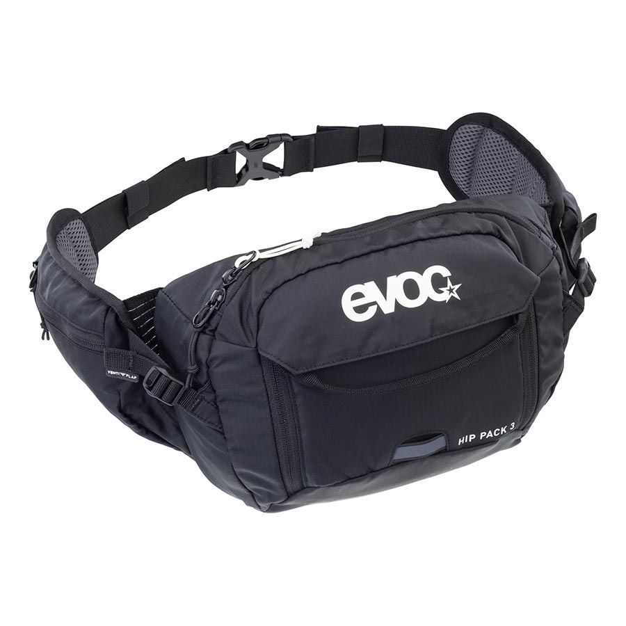 EVOC, Hip Pack 3 + 1.5L Bladder, Hip Pack, 3L, Included (1.5L) Black - hero
