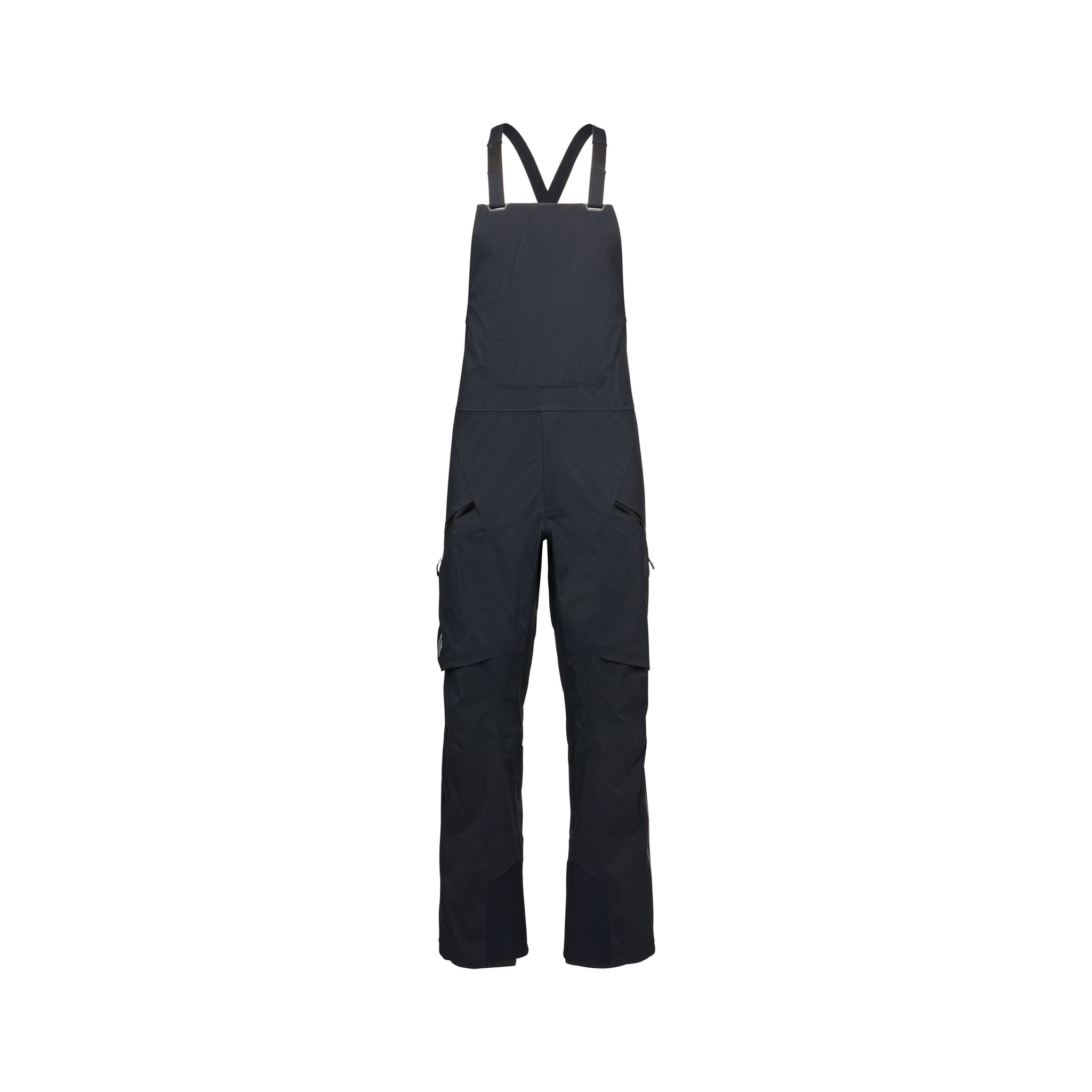 Black Diamond M Factor Bibs Winter Apparel - Winter Apparel Mens Hardshell Bottom Black Diamond Extra Large Black