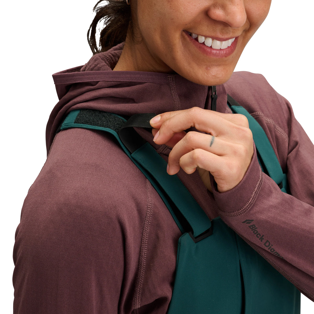 Black Diamond W Factor Bibs Winter Apparel - Winter Apparel Womens Hardshell Bottom Black Diamond
