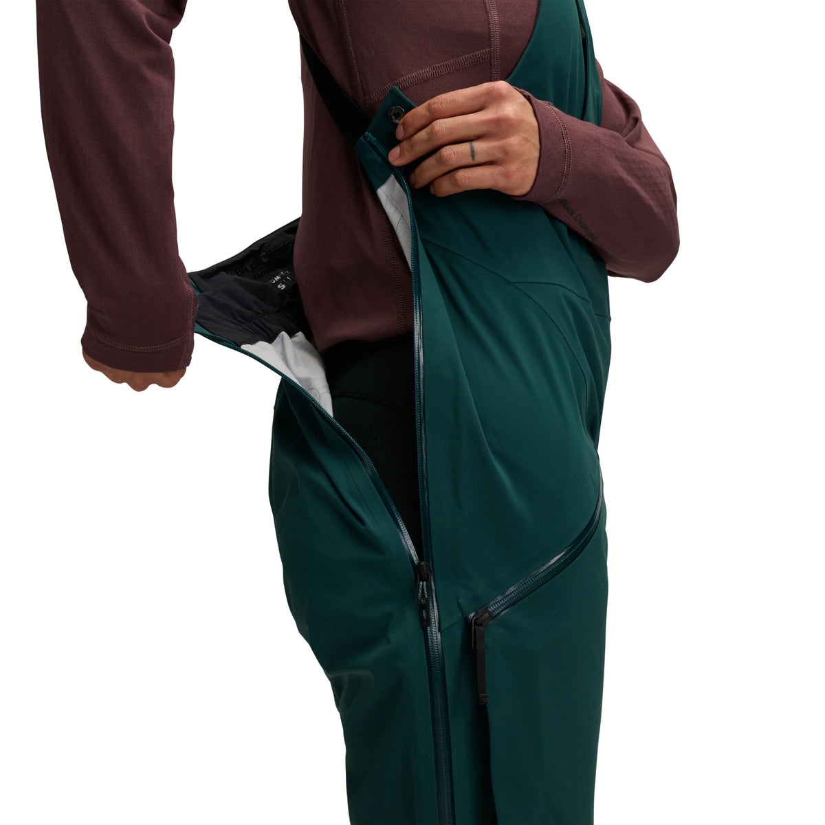 Black Diamond W Factor Bibs Winter Apparel - Winter Apparel Womens Hardshell Bottom Black Diamond