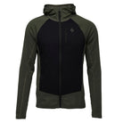 Black Diamond M Coefficient LT Hybrid Hoody Winter Apparel - Winter Apparel Mens Mid Layer Top Black Diamond Extra Large Tundra-Black