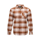 Black Diamond W Project Flannel Winter Apparel - Winter Apparel Womens Mid Layer Top Black Diamond Extra Small Clay-Off White Plaid