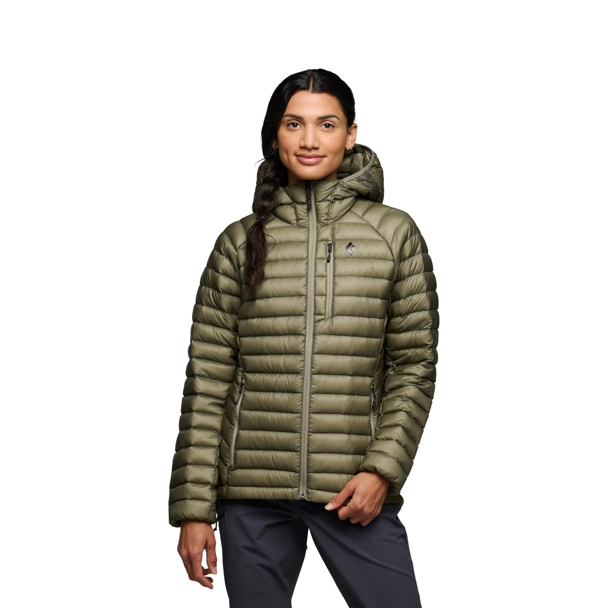 Black Diamond W Deploy Down 1.0 Hoody Winter Apparel - Winter Apparel Womens Insulated Top Black Diamond