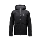 Black Diamond M Factor Shell Winter Apparel - Winter Apparel Mens Hardshell Top Black Diamond Small Black