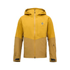 Black Diamond M Recon Stretch Shell Winter Apparel - Winter Apparel Mens Hardshell Top Black Diamond Small Amber-Flax