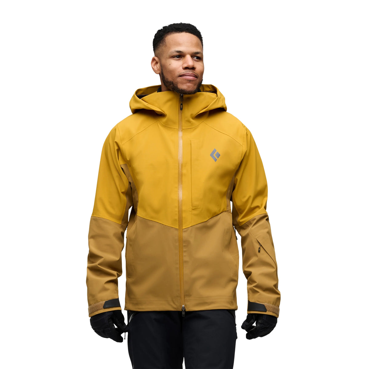 Black Diamond M Recon Stretch Shell Winter Apparel - Winter Apparel Mens Hardshell Top Black Diamond