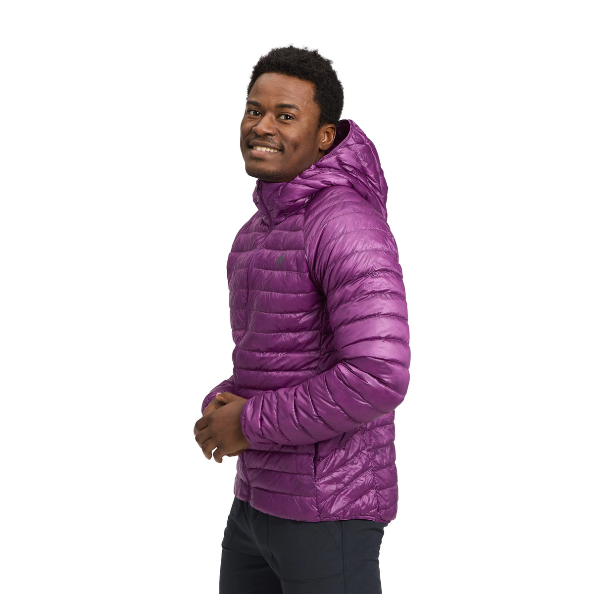 Black Diamond M Deploy Down 0.5 Full Zip Hoody Winter Apparel - Winter Apparel Mens Insulated Top Black Diamond