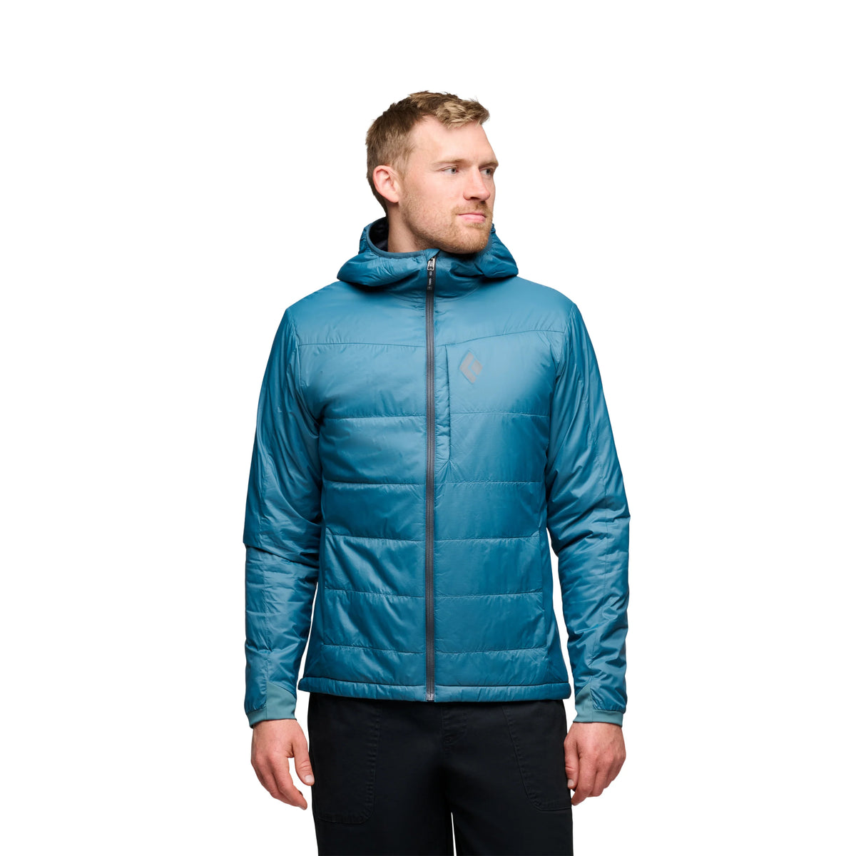 Black Diamond M Solution 2.0 Hoody Winter Apparel - Winter Apparel Mens Hardshell Top Black Diamond