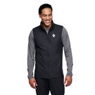 Black Diamond M First Light 1.0 Stretch Vest Winter Apparel - Winter Apparel Mens Insulated Top Black Diamond