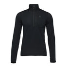 Black Diamond M Coefficient LT Quarter Zip Pullover Winter Apparel - Winter Apparel Mens Mid Layer Top Black Diamond Large Black