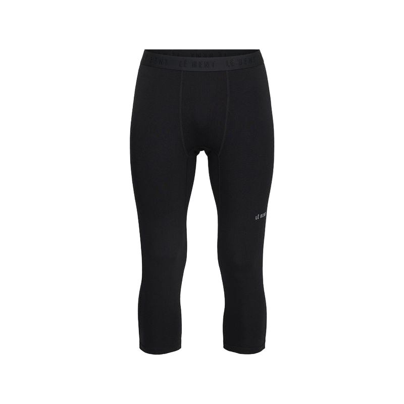 Le Bent M 260 Midweight 3/4 Bottom Winter Apparel - Winter Apparel Mens Base Layer Bottom Le Bent S Black