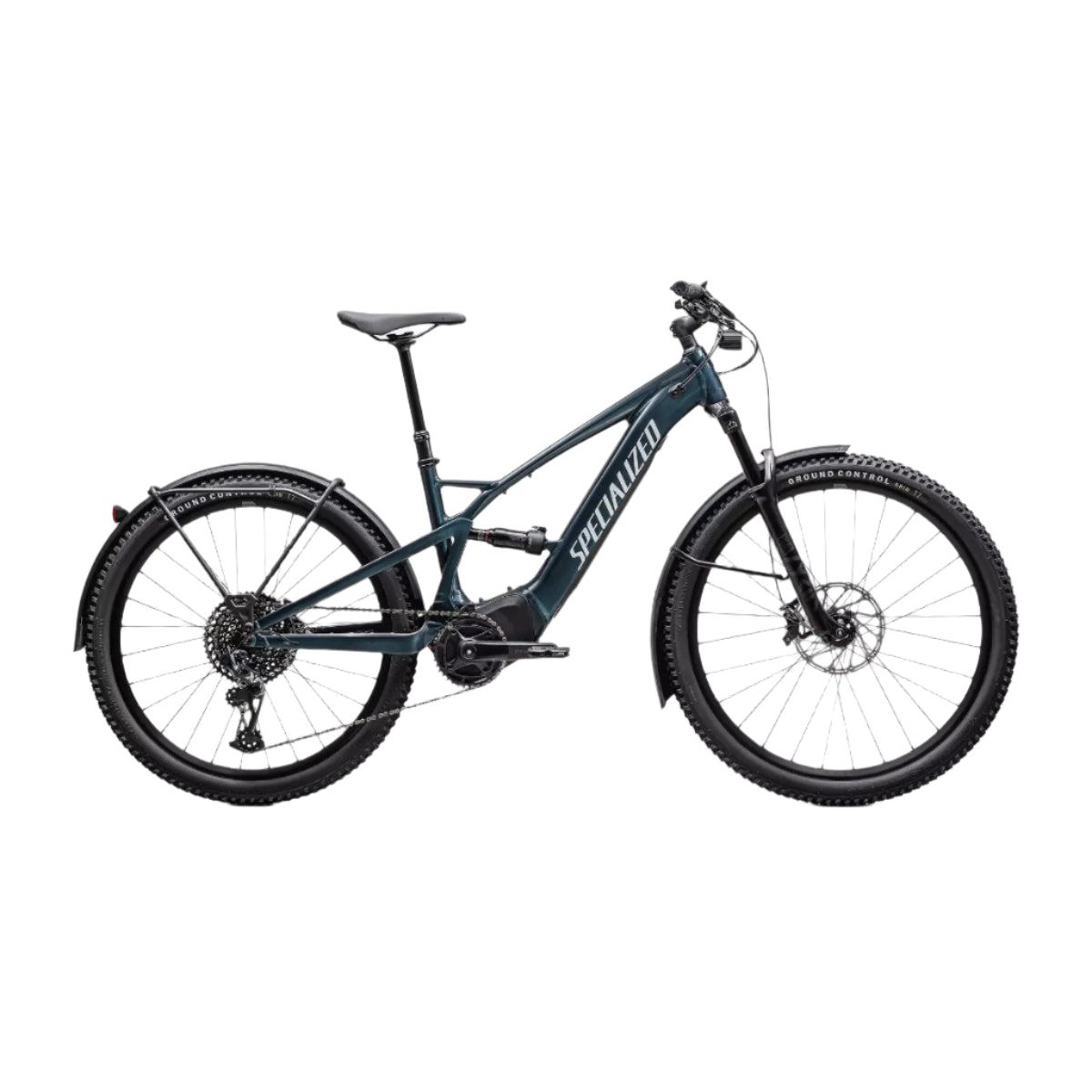 Specialized Turbo Tero X 6.0 Bicycle - E-Bikes - Mountain - Full Suspension Specialized 29 XLarge Gloss Metallic Deep Lake / Silver Dust