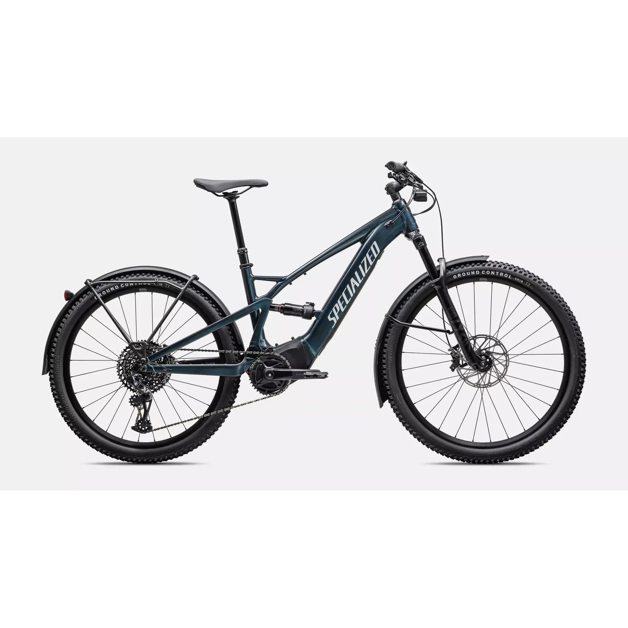 Specialized Turbo Tero X 6.0 Bicycle - E-Bikes - Mountain - Full Suspension Specialized 29 XLarge Gloss Metallic Deep Lake / Silver Dust