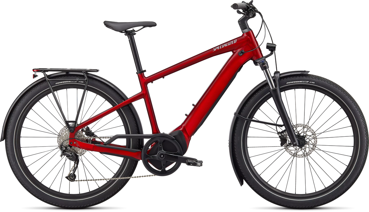 Specialized Turbo Vado 3.0 Bicycle - E-Bikes - Hybrid - Regular Specialized XLarge Red Tint / Silver Reflective