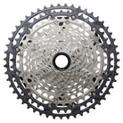 Shimano Deore XT CS-M8200-12 Cassette - 12-Speed, 10-51t, Hyperglide+, Micro Spline, Gray/Silver Cycling Parts - Cassette Shimano