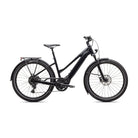 Specialized Turbo Vado 4.0 Step-Through Bicycle - E-Bikes - Hybrid - Step-Through Specialized Small Gloss Castblack / Satin Silver Reflective