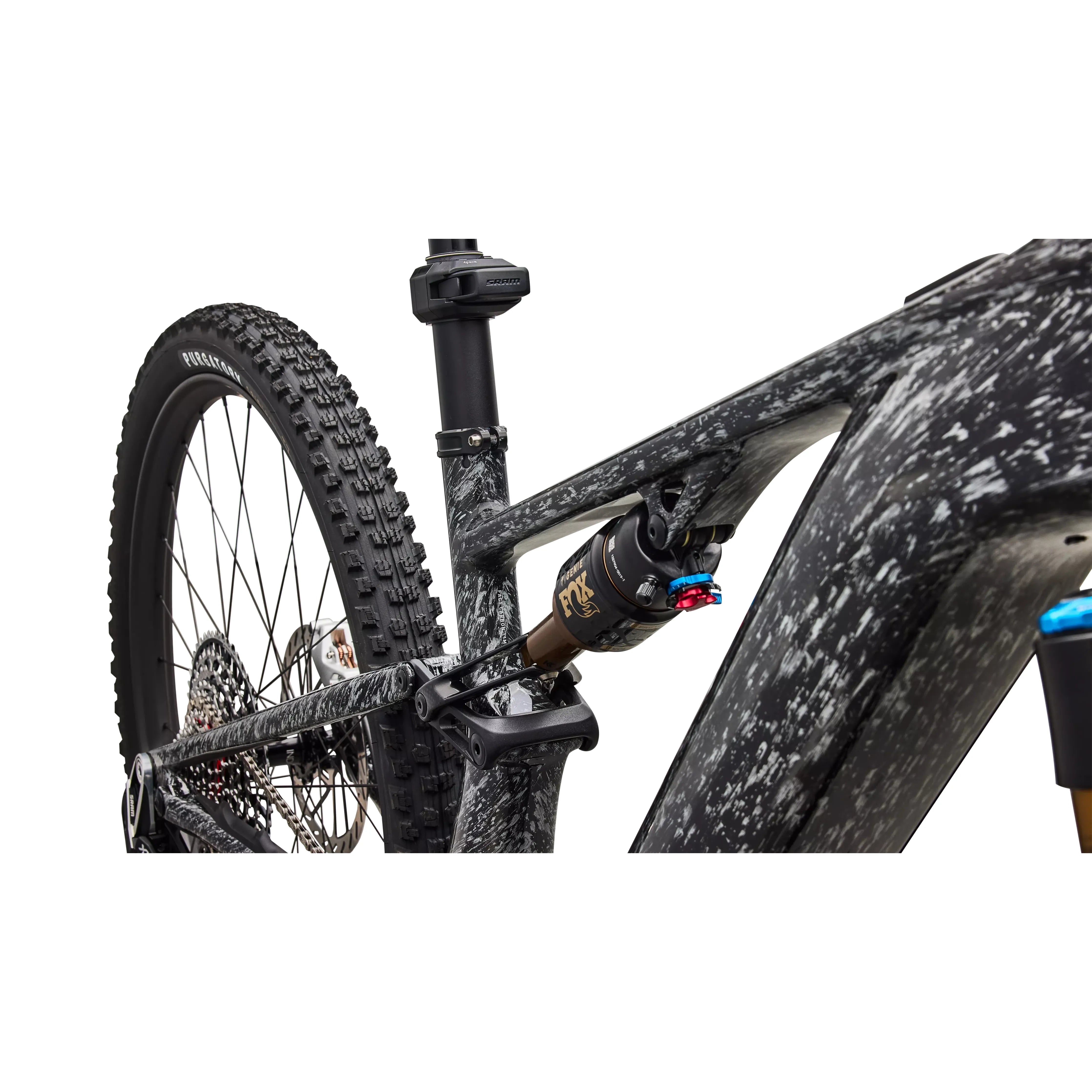 e bike cube vs specialized S-Works Turbo Levo R Gloss Shadow Silver Blended Speckle Over Carbon / Silver Dust / S4