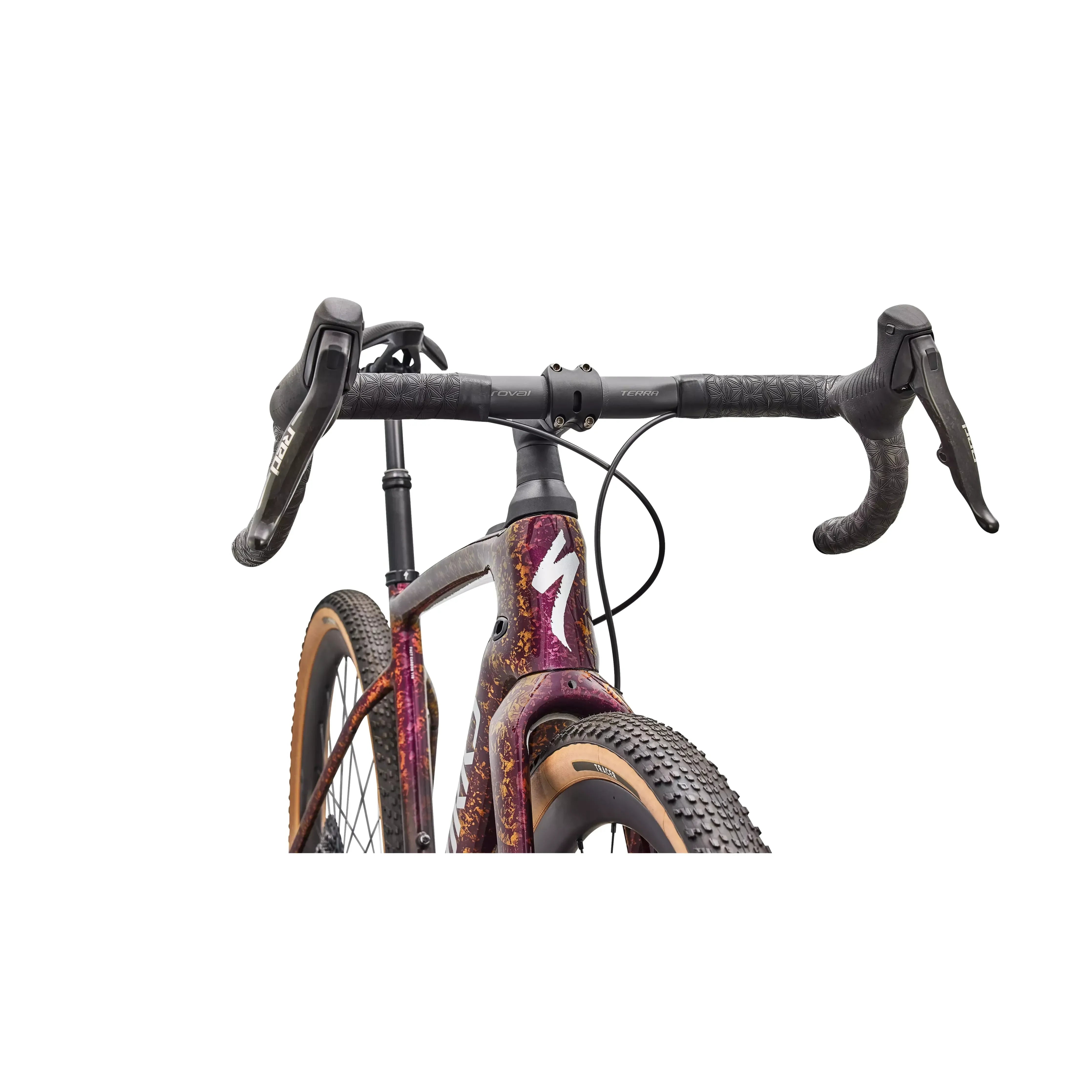 s works gravel e bike S-Works Turbo Creo 2 49 / Gloss Bordeaux Metallic/Fade/Pearl Dry Impasto/Silver Dust
