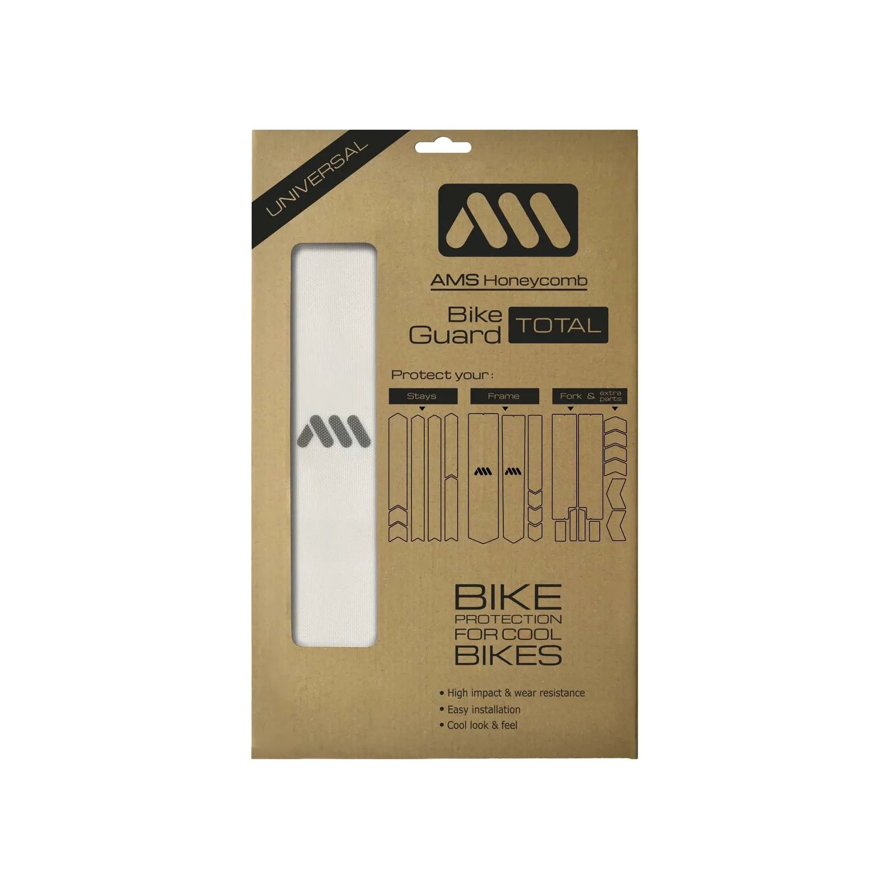 AMS Frame Guard Total - Clear Cycling Parts - Frame Parts AMS