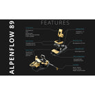 AlpenFlow 89 Hybrid Binding Ski Bindings - Touring Bindings - Freeride AlpenFlow Design