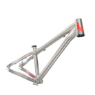 Banshee Bikes Amp Frameset - Long - Raw With Orange Decals, Headset Bicycle - Frame Banshee Bikes