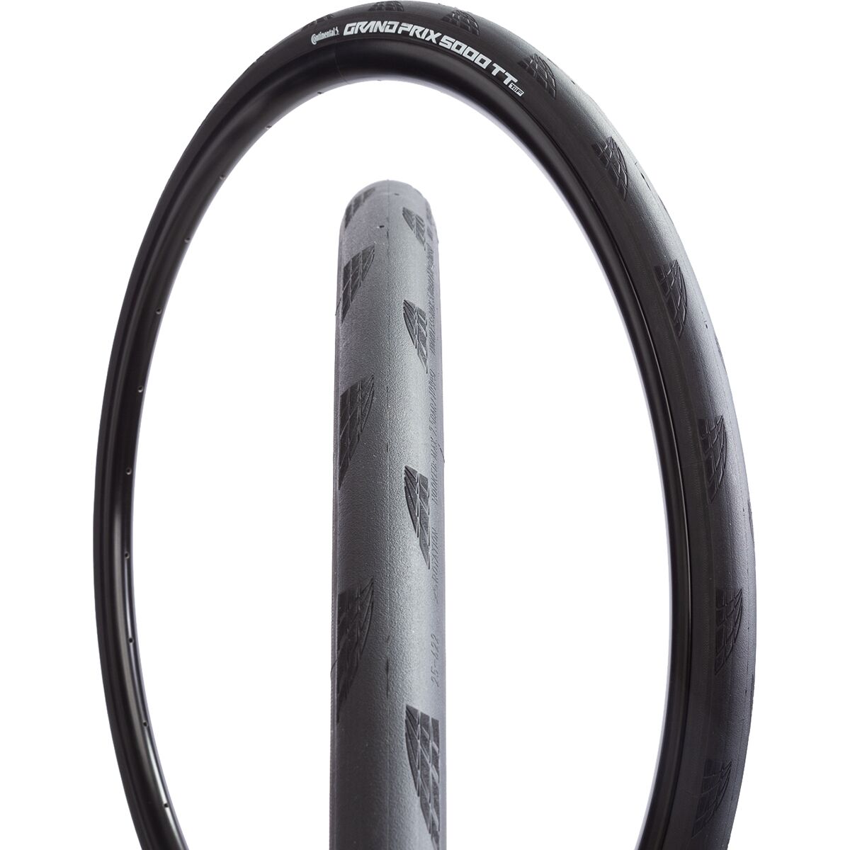 Continental Grand Prix 5000 TT TR Tire - 700 x 28, Tubeless, Folding, Black, BlackChili, Vectran Breaker, LazerGrip, ACT