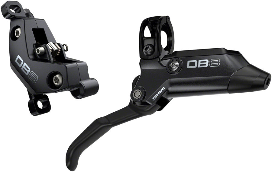 SRAM DB8 Stealth Disc Brake and Lever - Front, Diffusion Black - three-quarter