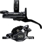 Shimano Deore XT M8200 Disc Brake and Lever - Left/Front, Post Mount, 2-Piston Caliper, SM-BH90-SBM Hose, Fin Metal Pads,