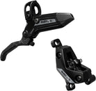 SRAM Motive Silver Disc Brake and Lever - Front, 950mm Hose, Post Mount, 4-Piston, Aluminum Lever, Black, A2 - three-quarter