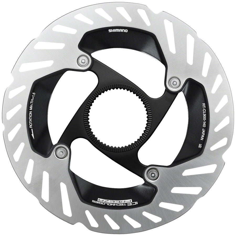 Shimano Dura-Ace RT-CL900 Disc Brake Rotor with Lockring - 140mm, CenterLock, Silver Cycling Parts - Brake - Disc Brake Rotors Shimano