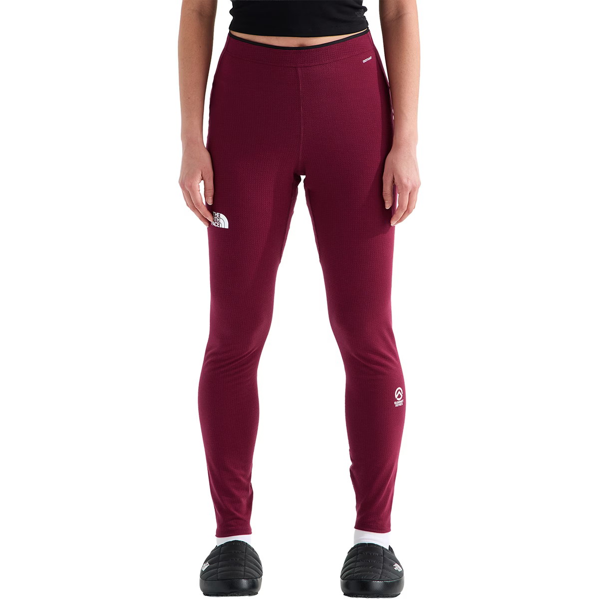 The North Face W Summit Pro Baselayer Tight Winter Apparel - Winter Apparel Womens Base Layer Bottom The North Face Large Burgundy Crush