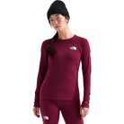 The North Face W Summit Pro Baselayer Crew Winter Apparel - Winter Apparel Womens Base Layer Top The North Face Large Burgundy Crush