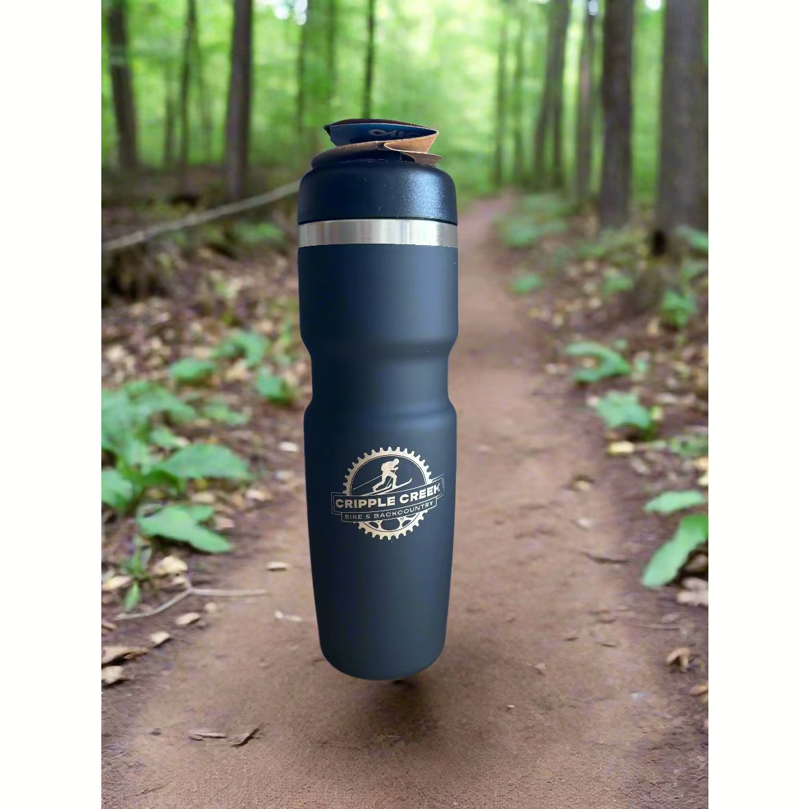 Bivo Cripple Creek 21 oz Insulated Bottle Black Merch Bivo