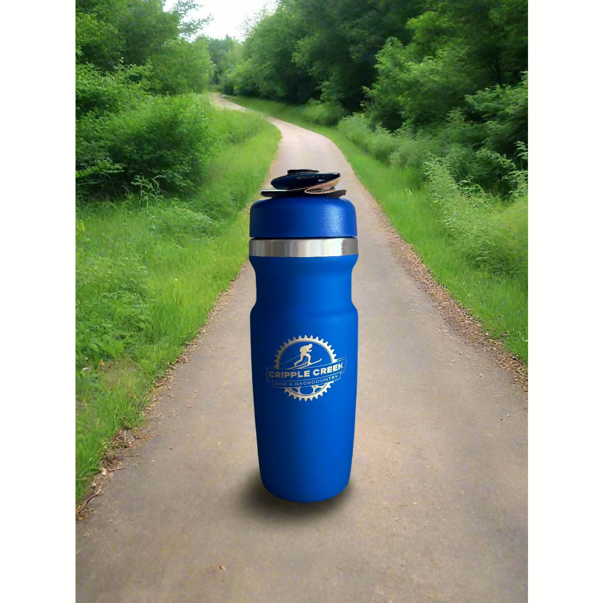 Bivo Cripple Creek 17 oz Insulated Bottle Blue Merch Bivo