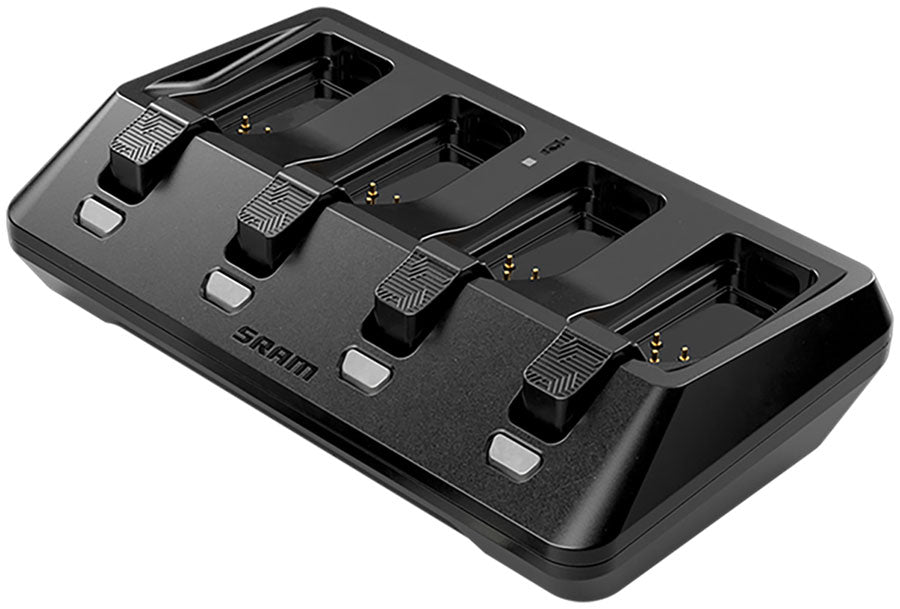 SRAM AXS and eTap Battery Charger 4-Port USB-C, No Cord, A2 - three-quarter