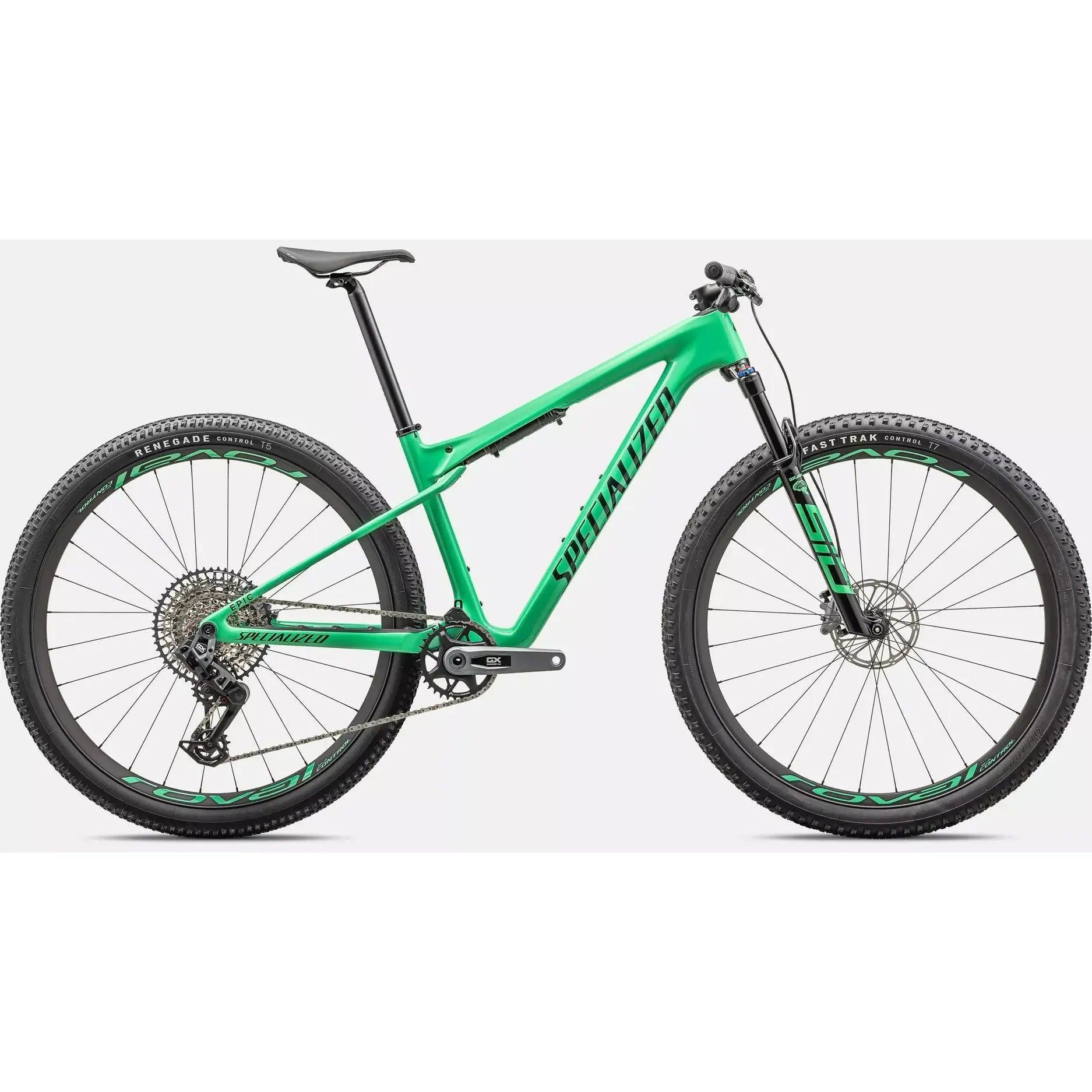 mountainbike green Specialized Epic World Cup Expert