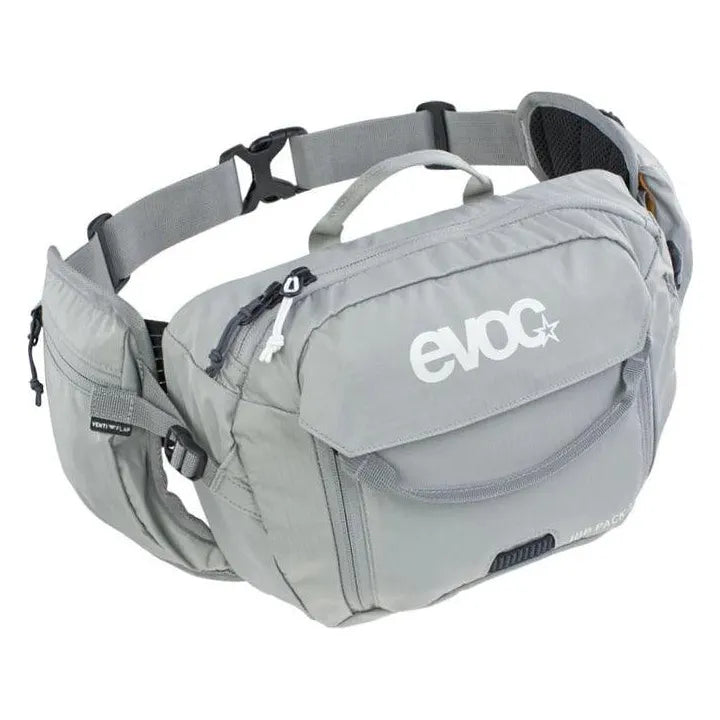 EVOC Hip Pack 3L + 1.5L Bladder 3L Bladder: Included (1.5L) Backpacks and Bags - Cycling Hydration Packs and Vests EVOC Stone  