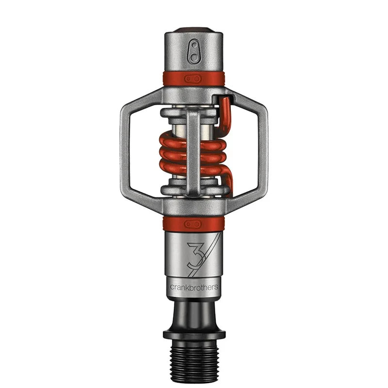 Crankbrothers Egg Beater 3 Pedals - Dual Sided Clipless, 9/16" Cycling Parts - Pedal - Mountain Clipless Pedal Crankbrothers Red