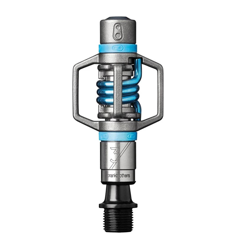 Crankbrothers Egg Beater 3 Pedals - Dual Sided Clipless, 9/16" Cycling Parts - Pedal - Mountain Clipless Pedal Crankbrothers Electric Blue