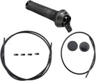 RockShox Twistloc Full Sprint Remote - 2 Position, Left and Right Grips, 1250 mm Rear Shock Cable Housing, B1 Cycling Parts - Grips-Bar Tape RockShox