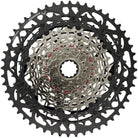 SRAM Eagle T-Type XS-1270 Cassette - 12-Speed, 10-52t, For HG (8-10) Driver, Silver/Black - three-quarter