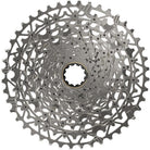 SRAM XPLR XG-1251 Cassette - 12-Speed 10-44t Silver For XDR Driver Body D1 - three-quarter
